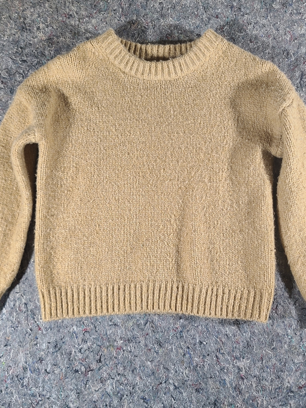 Magaschoni Knit Crewneck Sweater in Camel